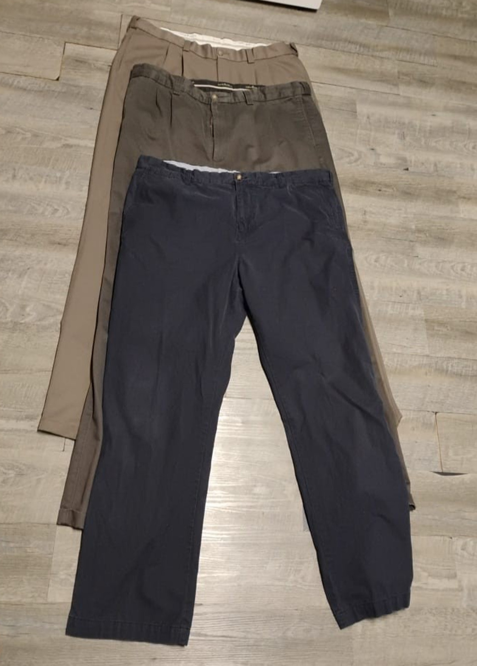 lot of 3 Oak Hill and Tommy Hilfiger Men's dress Pants Sz 44X36, 33 multico